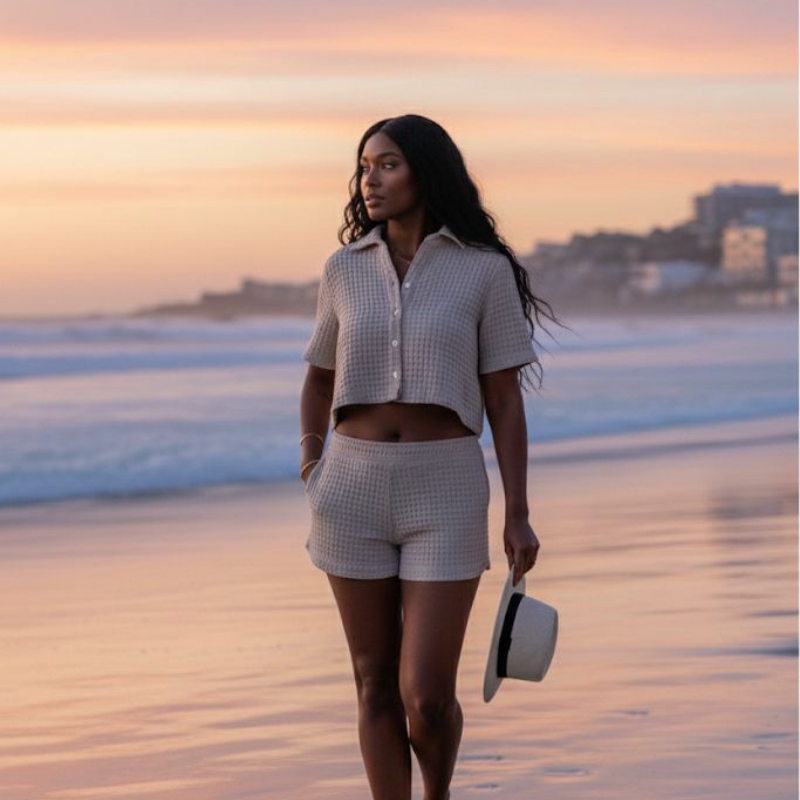 Cove Shorts – Waffle Weave