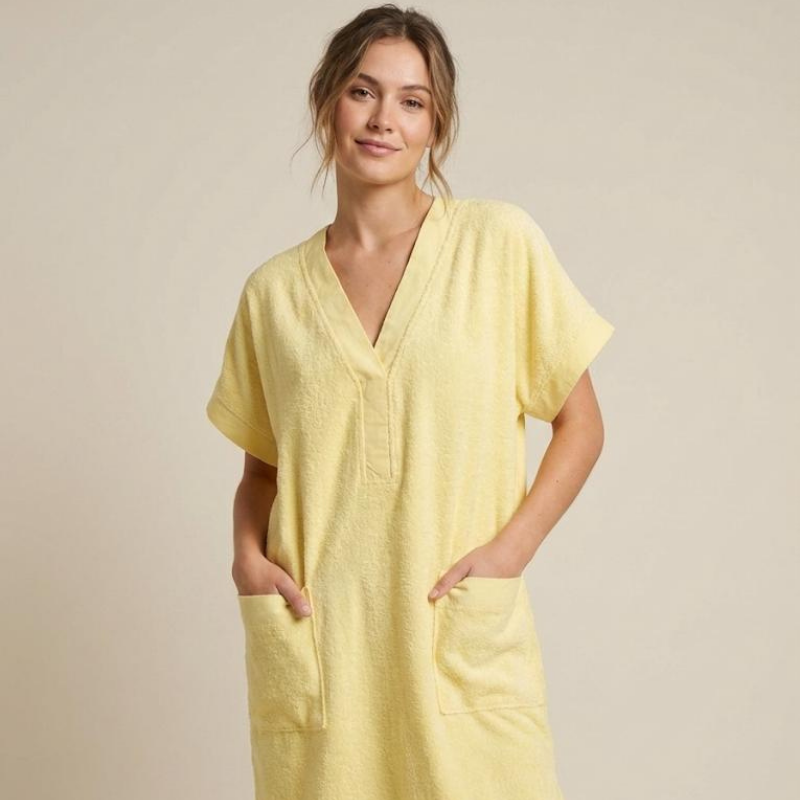 Marina Kaftan Short length – Terry Towelling
